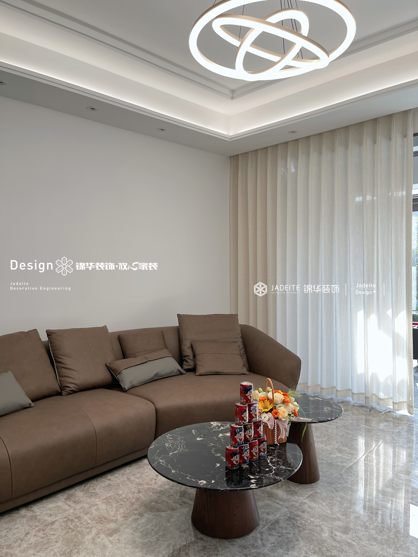 现代简约-恒大御景半岛-四室两厅两卫-140平-装修实景图装修-四室两厅-现代简约