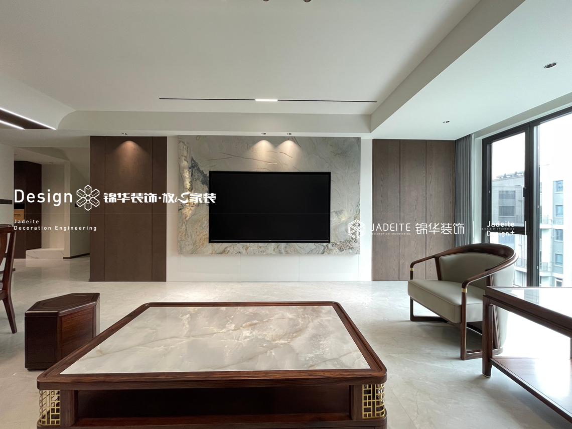 新中式-靖樾东方-四室两厅三卫-171平-装修实景图装修-四室两厅-新中式