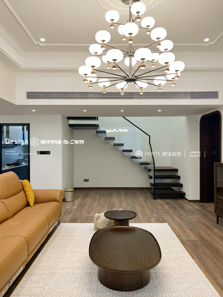 中古风-中天城市花园-四室两厅两卫-206平-装修实景图装修-四室两厅-中古