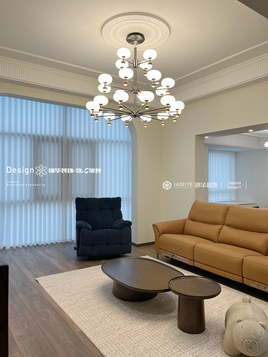 中古风-中天城市花园-四室两厅两卫-206平-装修实景图装修-四室两厅-中古