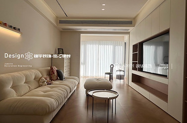 奶油中古-溪岸官邸-三室两厅两卫-130平-装修实景图