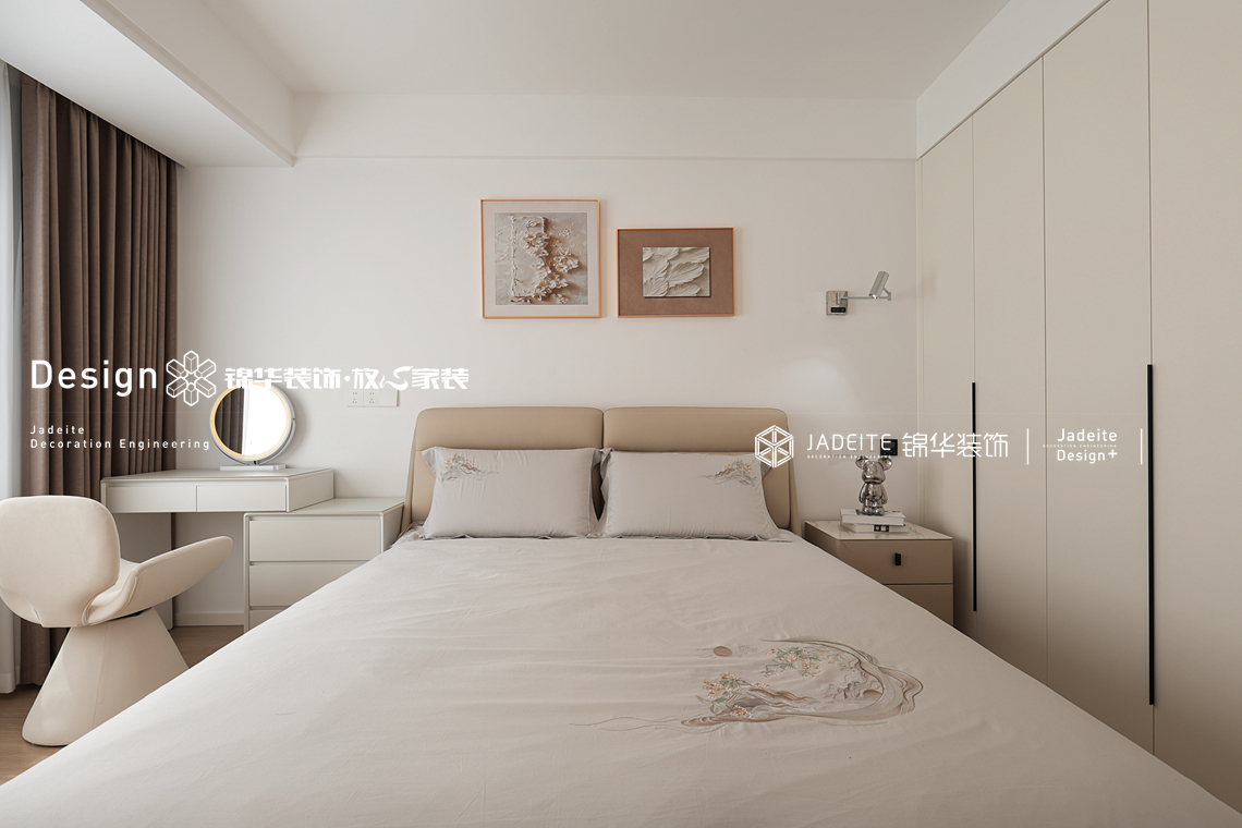 原木风格-复地悦城-三室两厅一厨一卫-110平-装修实景图装修-三室两厅-日式