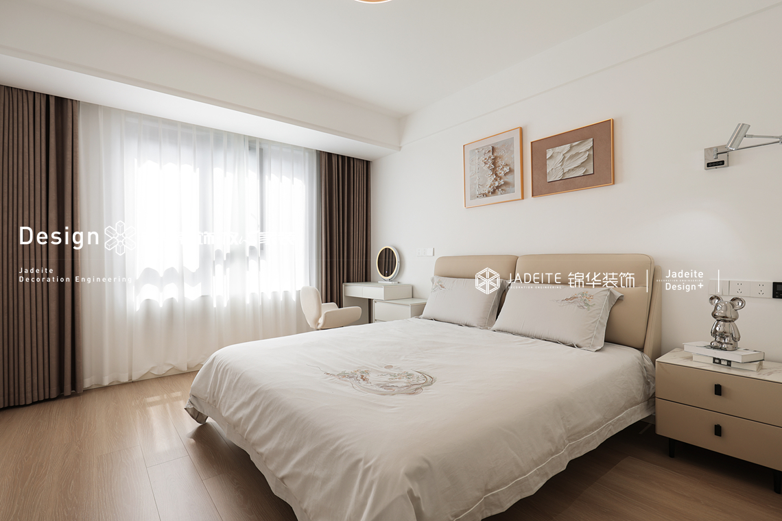 原木风格-复地悦城-三室两厅一厨一卫-110平-装修实景图装修-三室两厅-日式