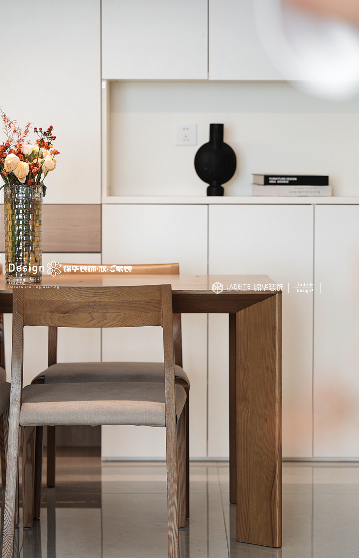 原木风格-复地悦城-三室两厅一厨一卫-110平-装修实景图装修-三室两厅-日式