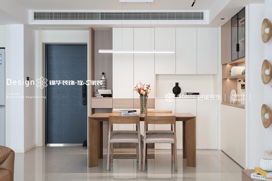 原木风格-复地悦城-三室两厅一厨一卫-110平-装修实景图装修-三室两厅-日式