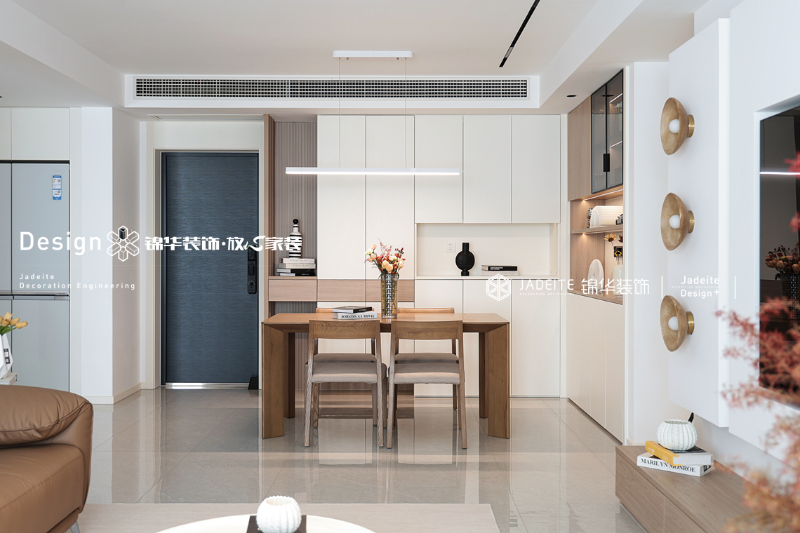 原木风格-复地悦城-三室两厅一厨一卫-110平-装修实景图装修-三室两厅-日式