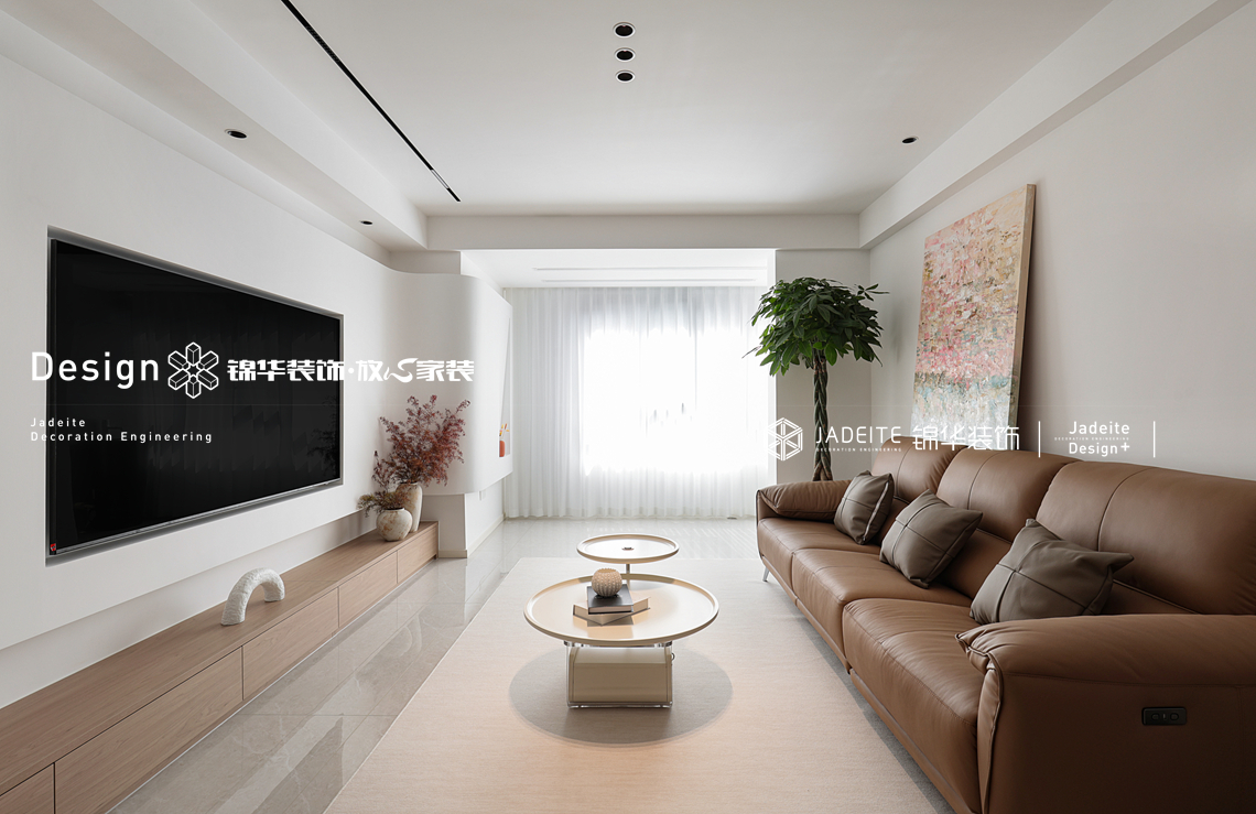 原木风格-复地悦城-三室两厅一厨一卫-110平-装修实景图装修-三室两厅-日式