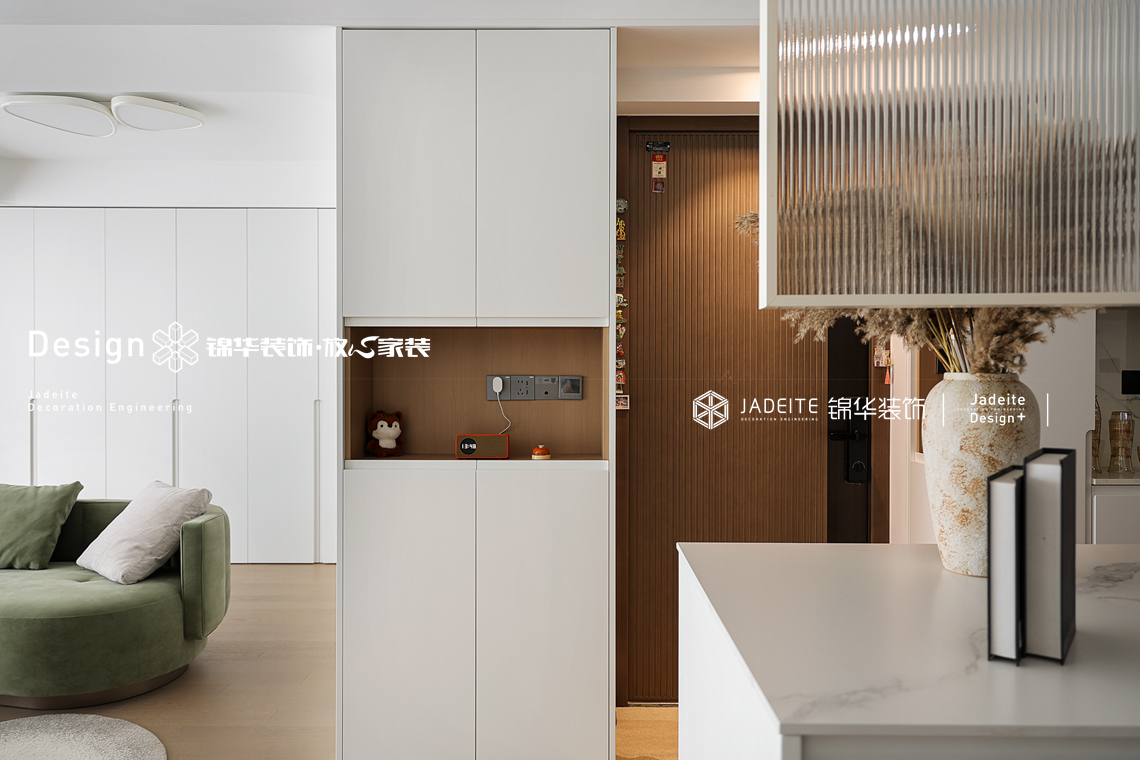 奶油风格-青江悦府-三室两厅一厨两卫-106平-装修实景图装修-三室两厅-法式