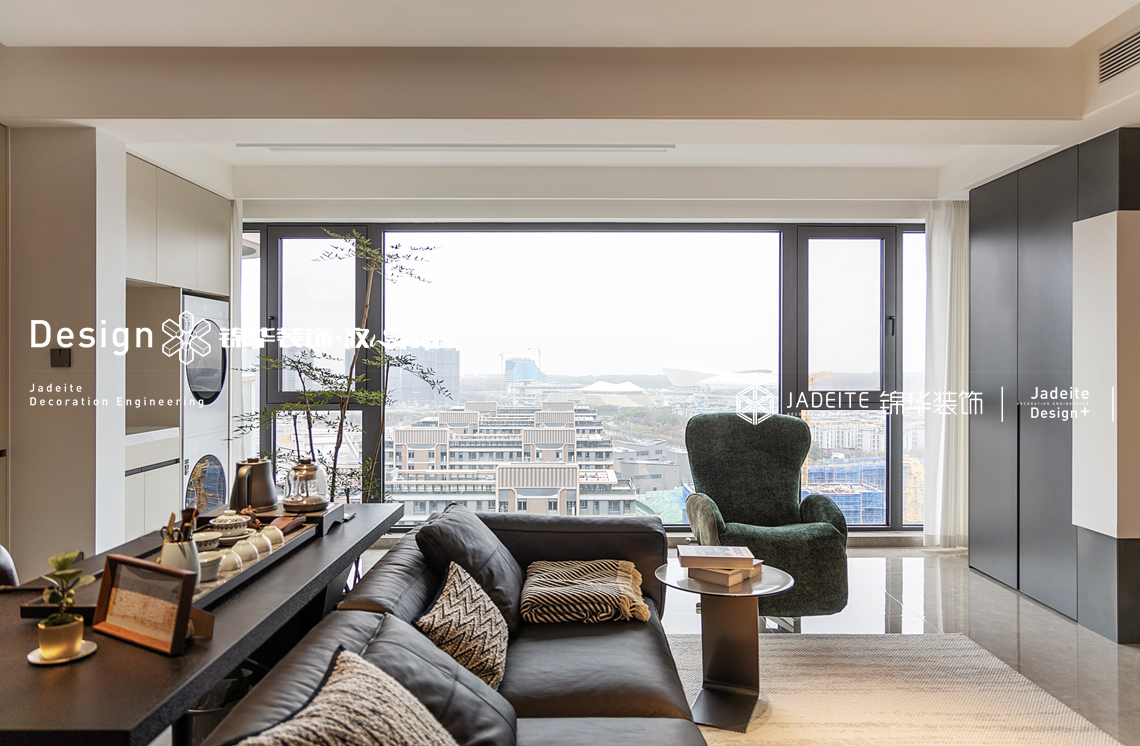 现代轻奢-愉樾天成-三室两厅一厨两卫-132平-装修实景图装修-三室两厅-轻奢