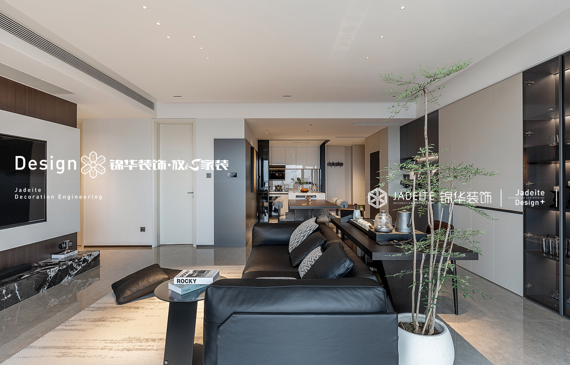 现代轻奢-愉樾天成-三室两厅一厨两卫-132平-装修实景图装修-三室两厅-轻奢