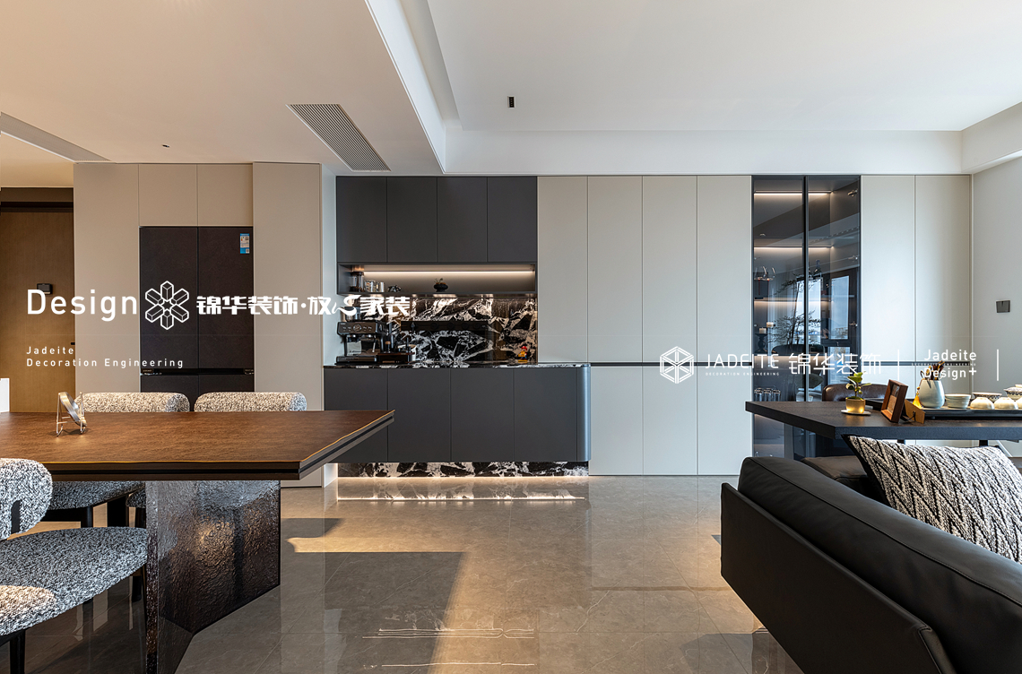 现代轻奢-愉樾天成-三室两厅一厨两卫-132平-装修实景图装修-三室两厅-轻奢