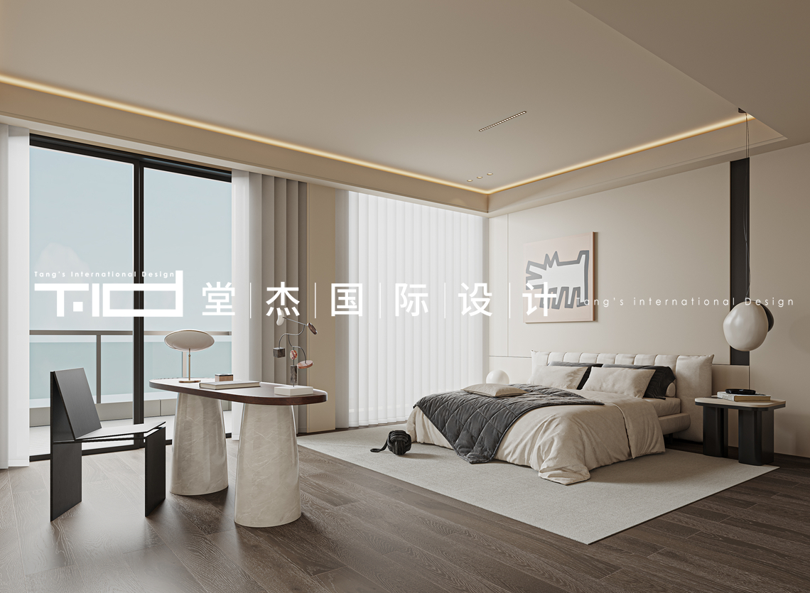  新中式-山水湖滨-独栋别墅-920㎡-装修效果图装修-别墅-新中式