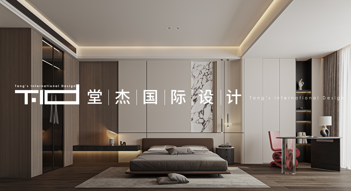  新中式-山水湖滨-独栋别墅-920㎡-装修效果图装修-别墅-新中式