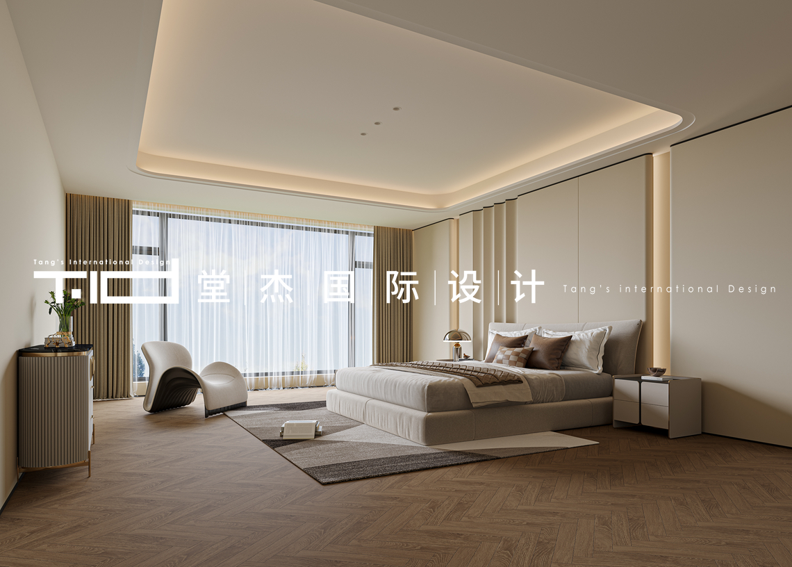 现代风格-中堂院墅-联排别墅-450㎡装修效果图装修-别墅-现代简约