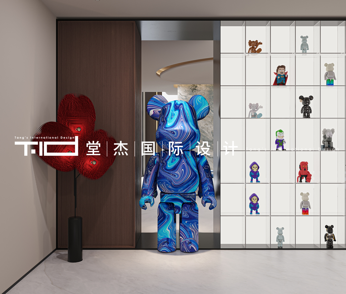 现代风格-中堂院墅-联排别墅-450㎡装修效果图装修-别墅-现代简约