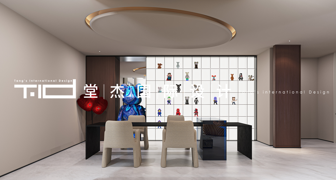 现代风格-中堂院墅-联排别墅-450㎡装修效果图装修-别墅-现代简约