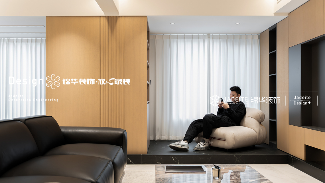 现代意式-融创东方御园-复式-140平-装修实景图装修-跃层复式-现代简约