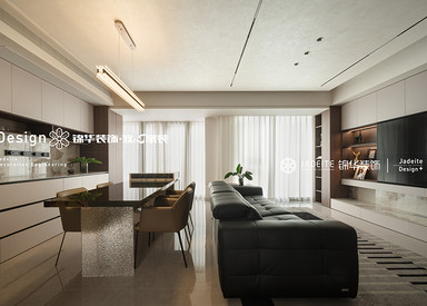 意式轻奢-玺悦珑庭-四室两厅两卫-268平-装修实景图