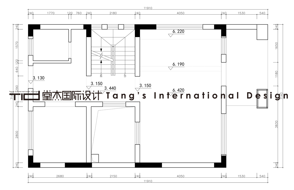 美式古典-太湖庄园-别墅-500平-装修效果图装修-别墅-新古典