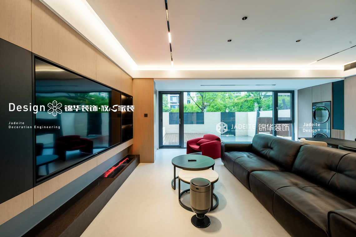 现代意式-万科四季都会-下叠-240平-装修实景图装修-别墅-现代简约