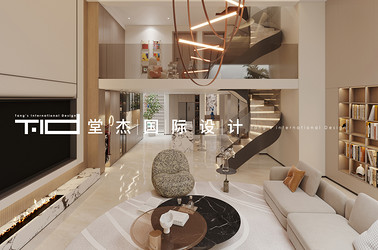 现代风格-融创壹号院-别墅下叠-200平-装修效果图