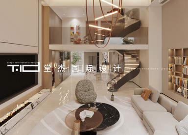 现代风格-融创壹号院-别墅下叠-200平-装修效果图