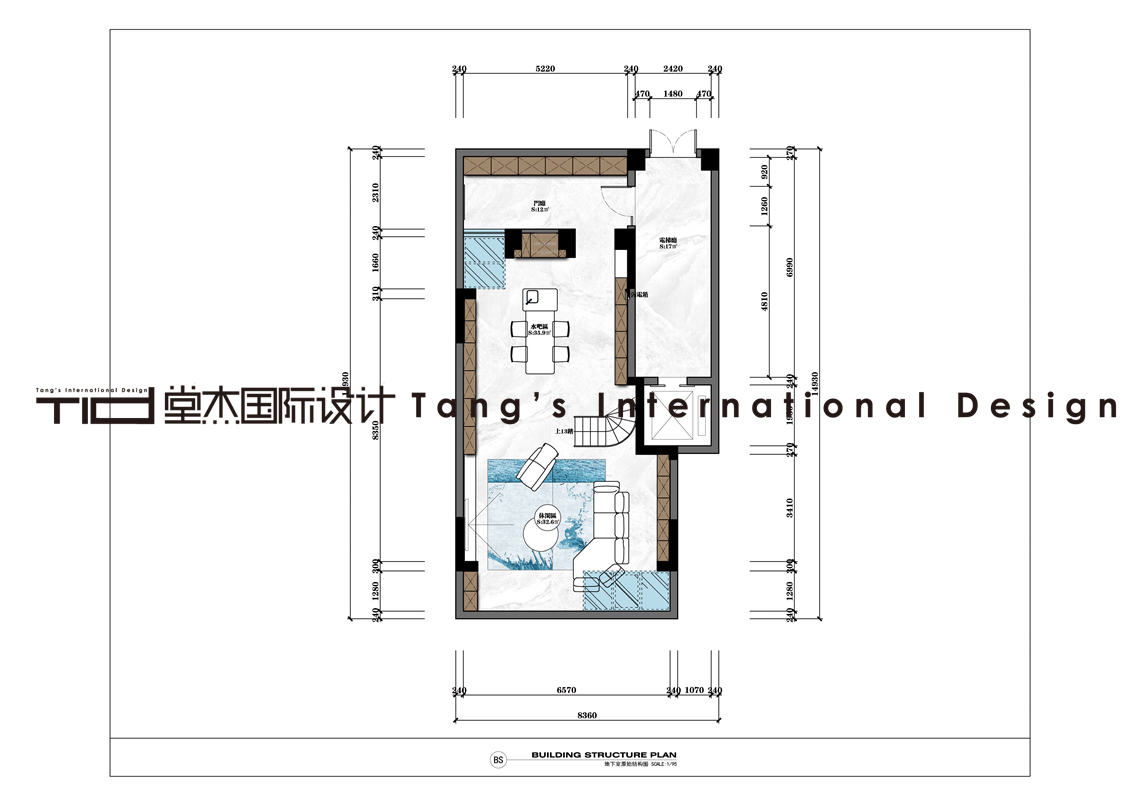 现代风格-融创壹号院-别墅下叠-200平-装修效果图装修-别墅-现代简约