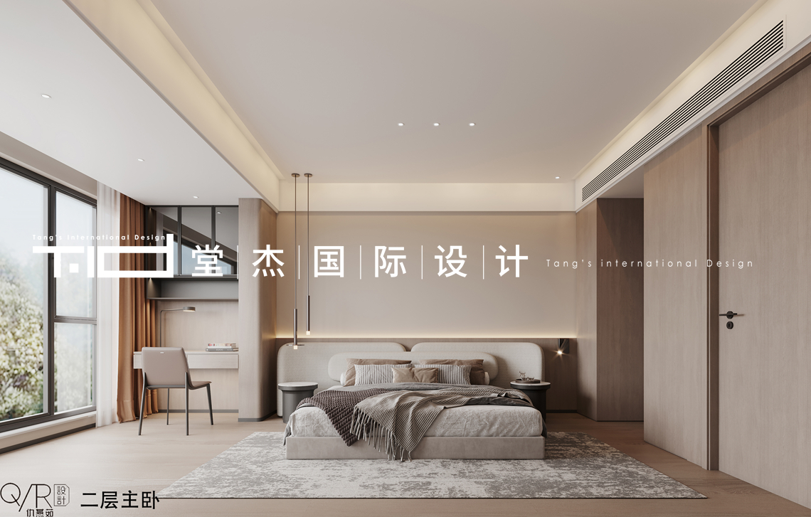 现代风格-融创壹号院-别墅下叠-200平-装修效果图装修-别墅-现代简约