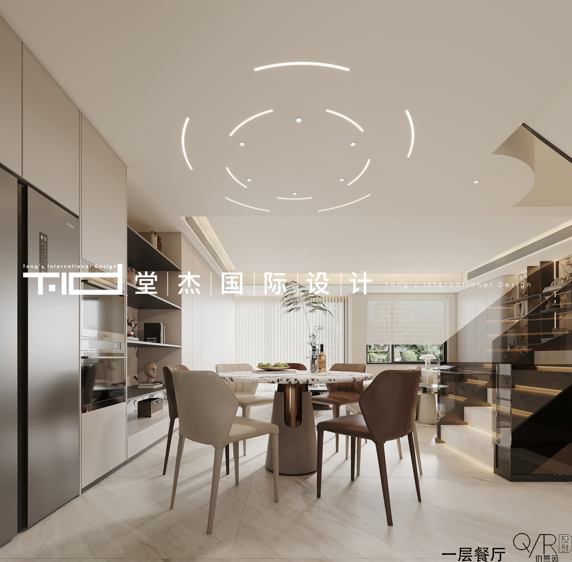 现代风格-融创壹号院-别墅-262平-装修效果图装修-别墅-现代简约