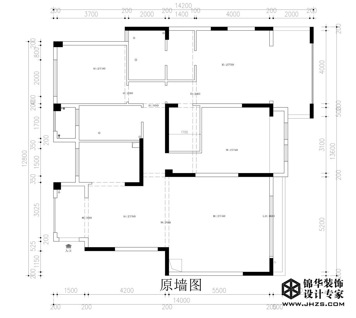 新中式-孔雀城-三室两厅-150㎡装修-三室两厅-新中式