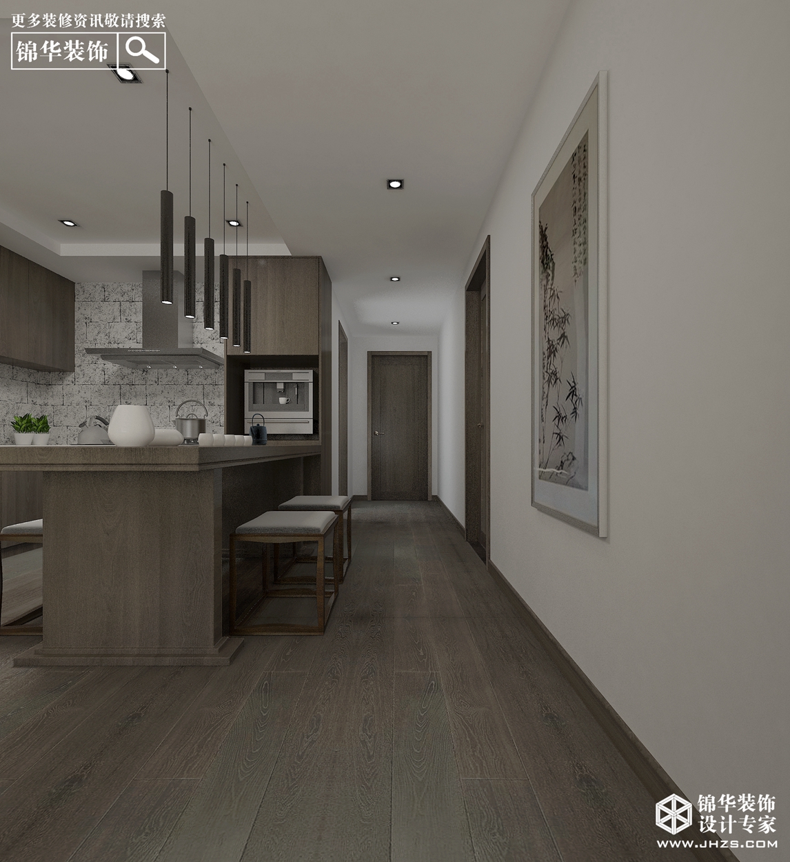 苏宁尊悦府邸140平方新中式风格实景装修-三室两厅-新中式