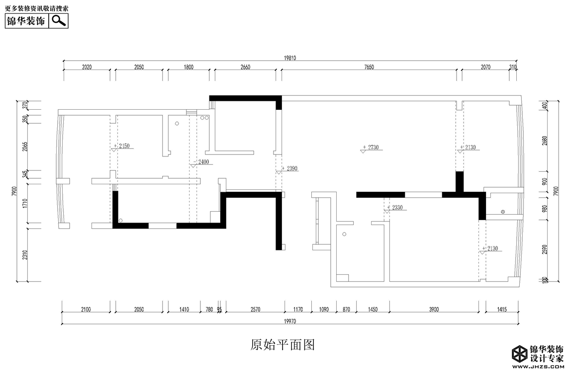 新中式-苏宁广场-两室一厅-140㎡装修-两室一厅-新中式