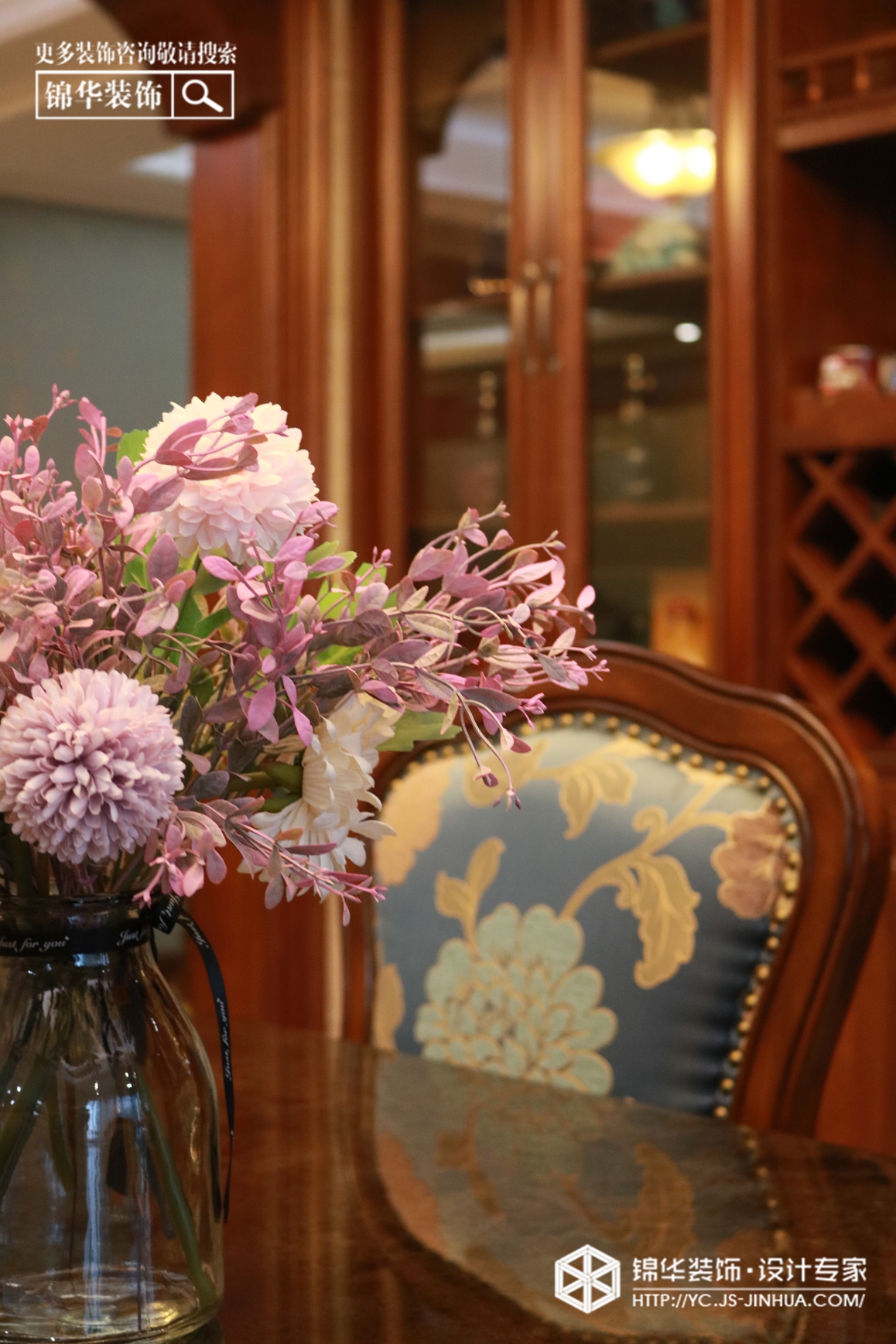 美式风格-紫薇花园-三室两厅-160㎡装修实景效果图装修-三室两厅-简美