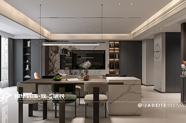 现代简约-中海万锦公馆-四室两厅-159㎡装修实景效果图