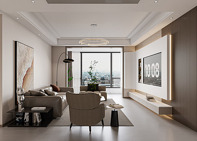 现代风格-悦珑湾-四室两厅-170㎡装修实景效果图
