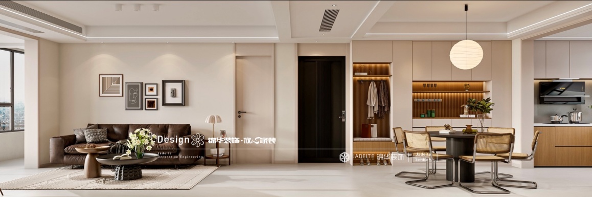 现代风格-悦珑湾-三室两厅-140㎡装修实景效果图装修-三室两厅-现代简约