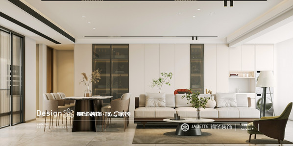 现代风格-仁恒-四室两厅-160㎡装修实景效果图