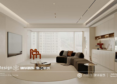 现代简约-观棠府-三室两厅-135㎡装修实景效果图