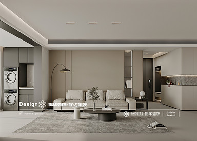 现代简约-中海万锦南园-四室两厅-160㎡装修实景效果图