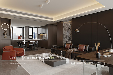 意式轻奢-凤麟府-四室两厅-140㎡装修实景效果图
