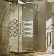 锋系列-钻石型平开门淋浴房