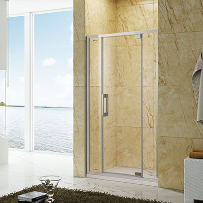 固系列-一字型不锈钢淋浴房