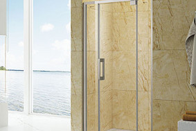 固系列-一字型不锈钢淋浴房