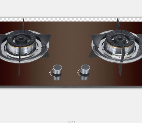 华帝燃气灶双炫火