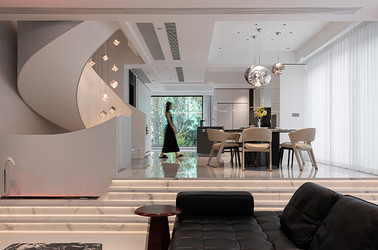 现代简约-中海上林院550㎡- 别墅装修案例