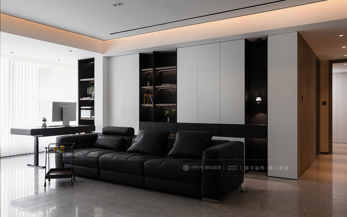 现代简约-官山望160㎡- 四室两厅装修案例装修-四室两厅-现代简约