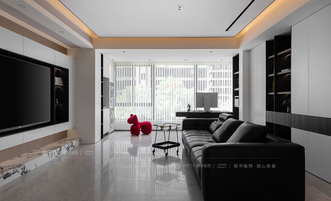 现代简约-官山望160㎡- 四室两厅装修案例装修-四室两厅-现代简约