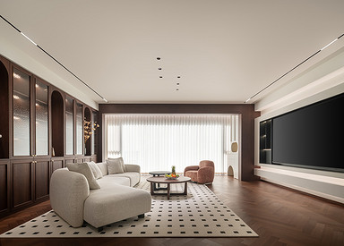 中古风-院语江南220㎡- 四室两厅装修案例