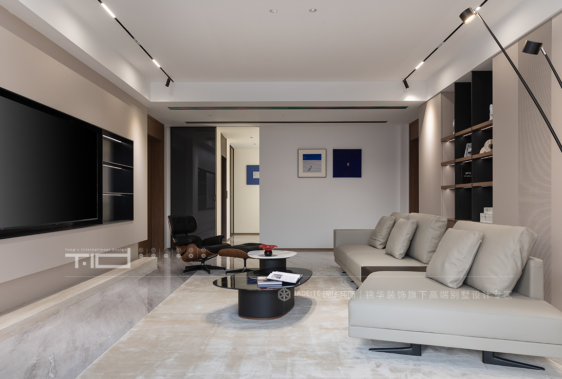 现代简约-江安自建房600㎡- 别墅装修案例装修-别墅-现代简约