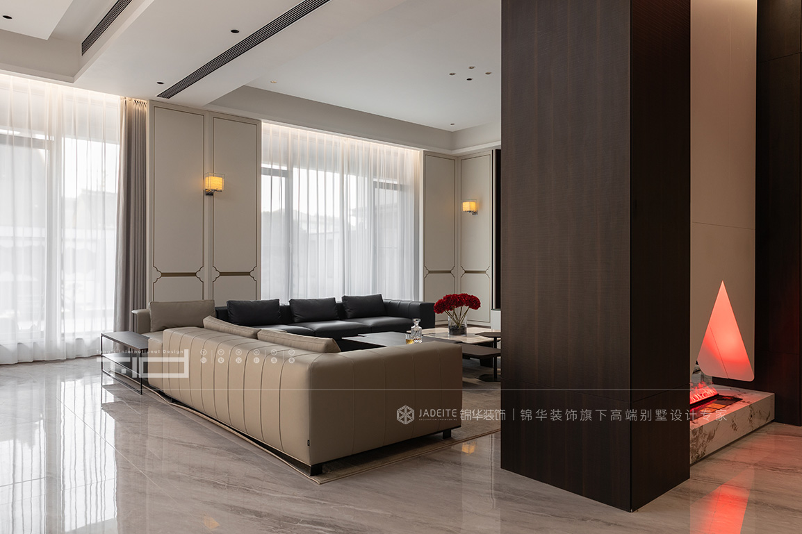 现代简约-江安自建房600㎡- 别墅装修案例装修-别墅-现代简约